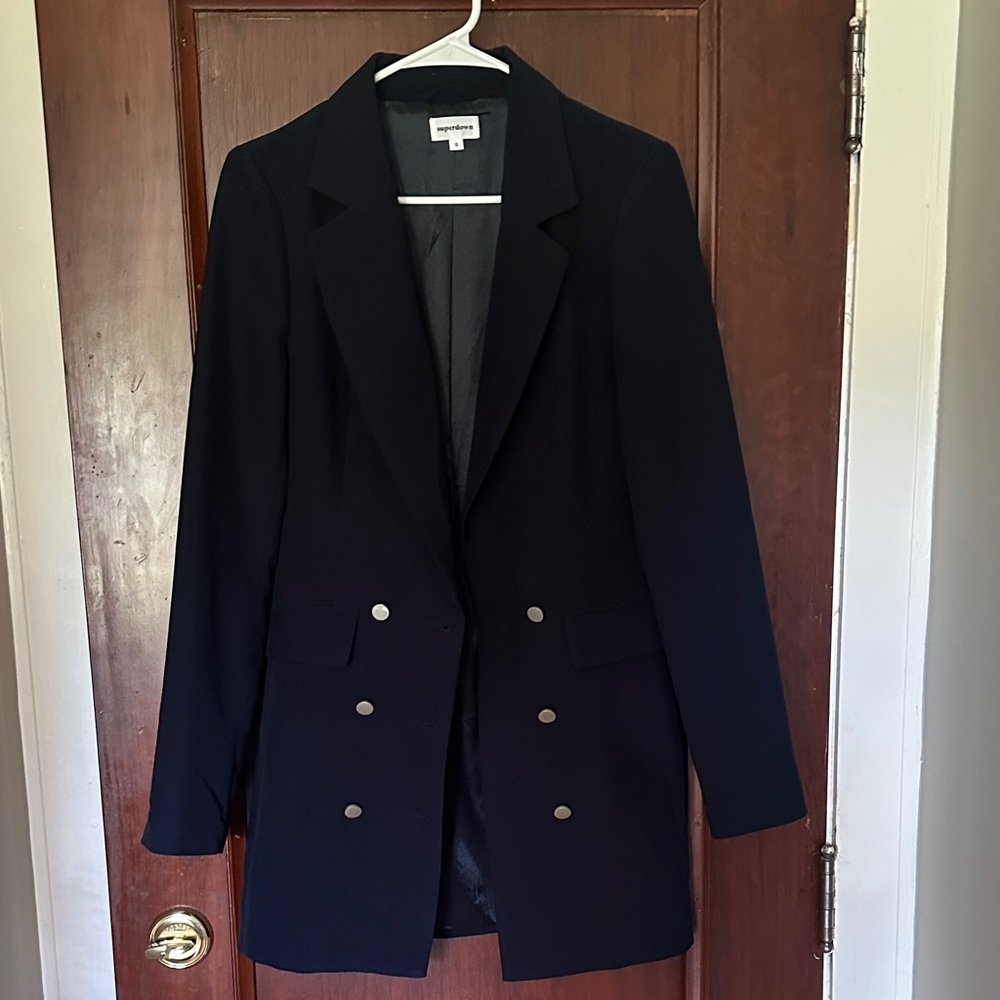 superdown Navy blue Long sleeve Women’s dress NWOT